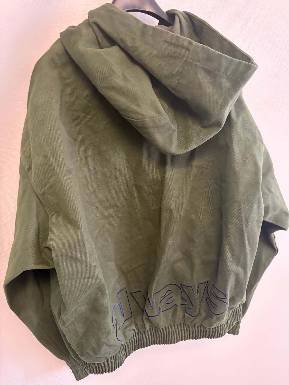 Always do what you should do 후드자켓 그린 상품이미지4