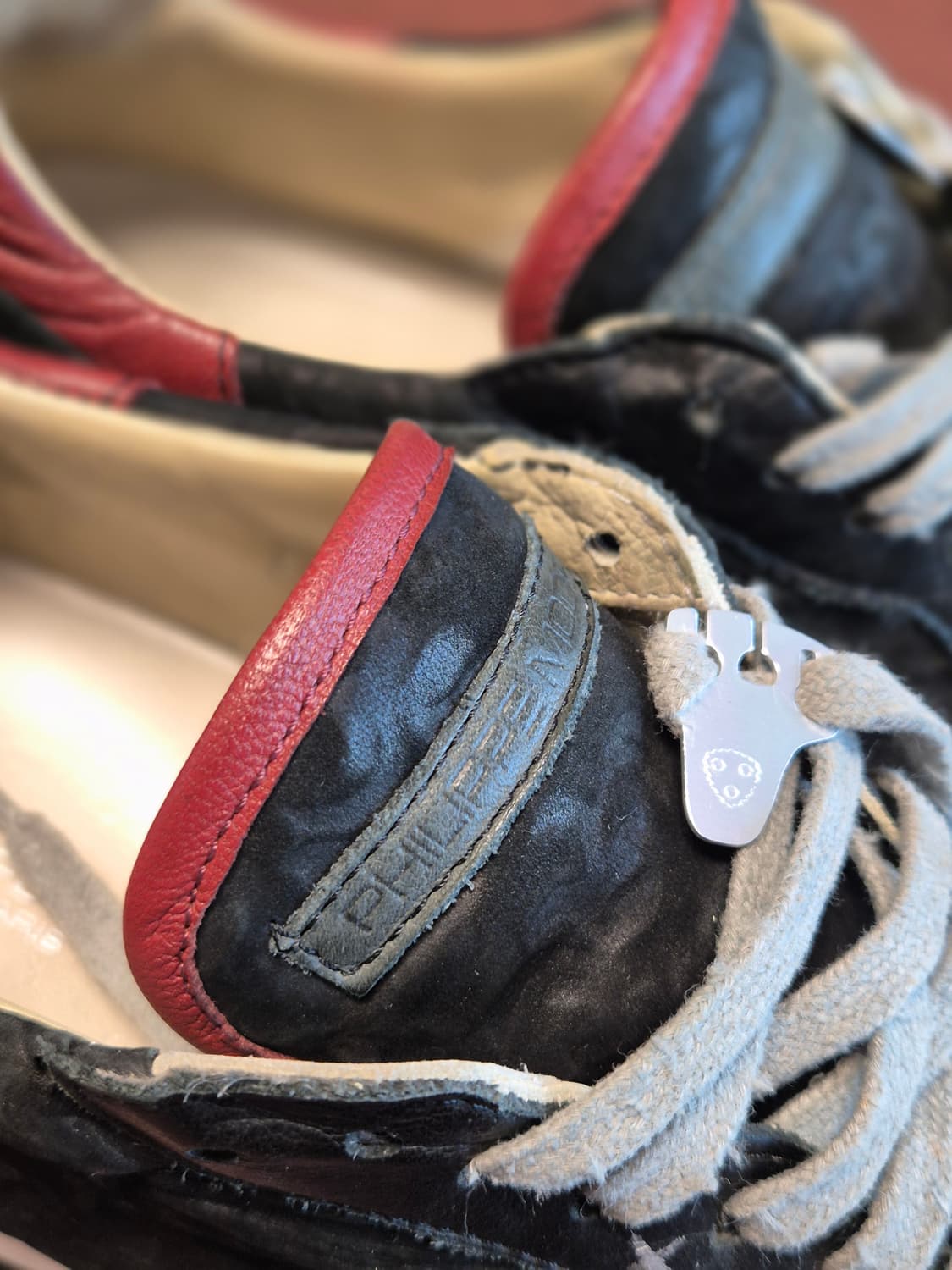 실착용2회255-260(40) 정품 필립모델 스니커즈 상품이미지4