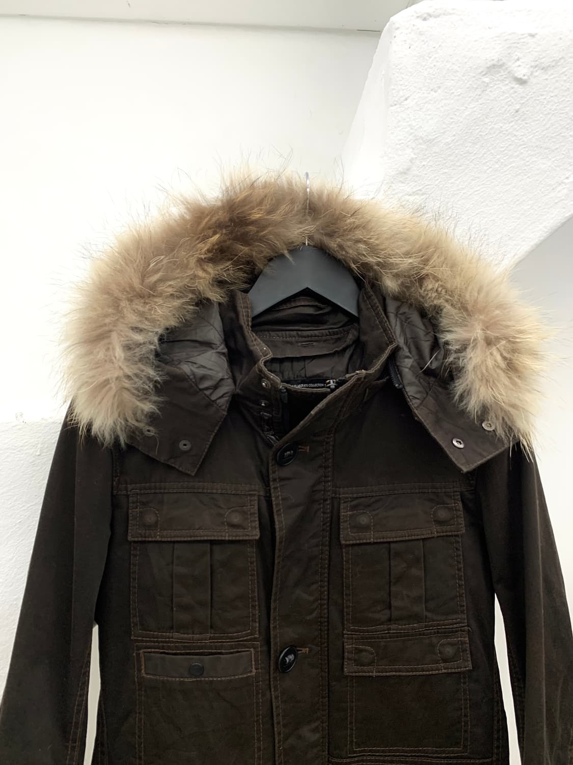 Nicole club for men fur hood coat  상품이미지4