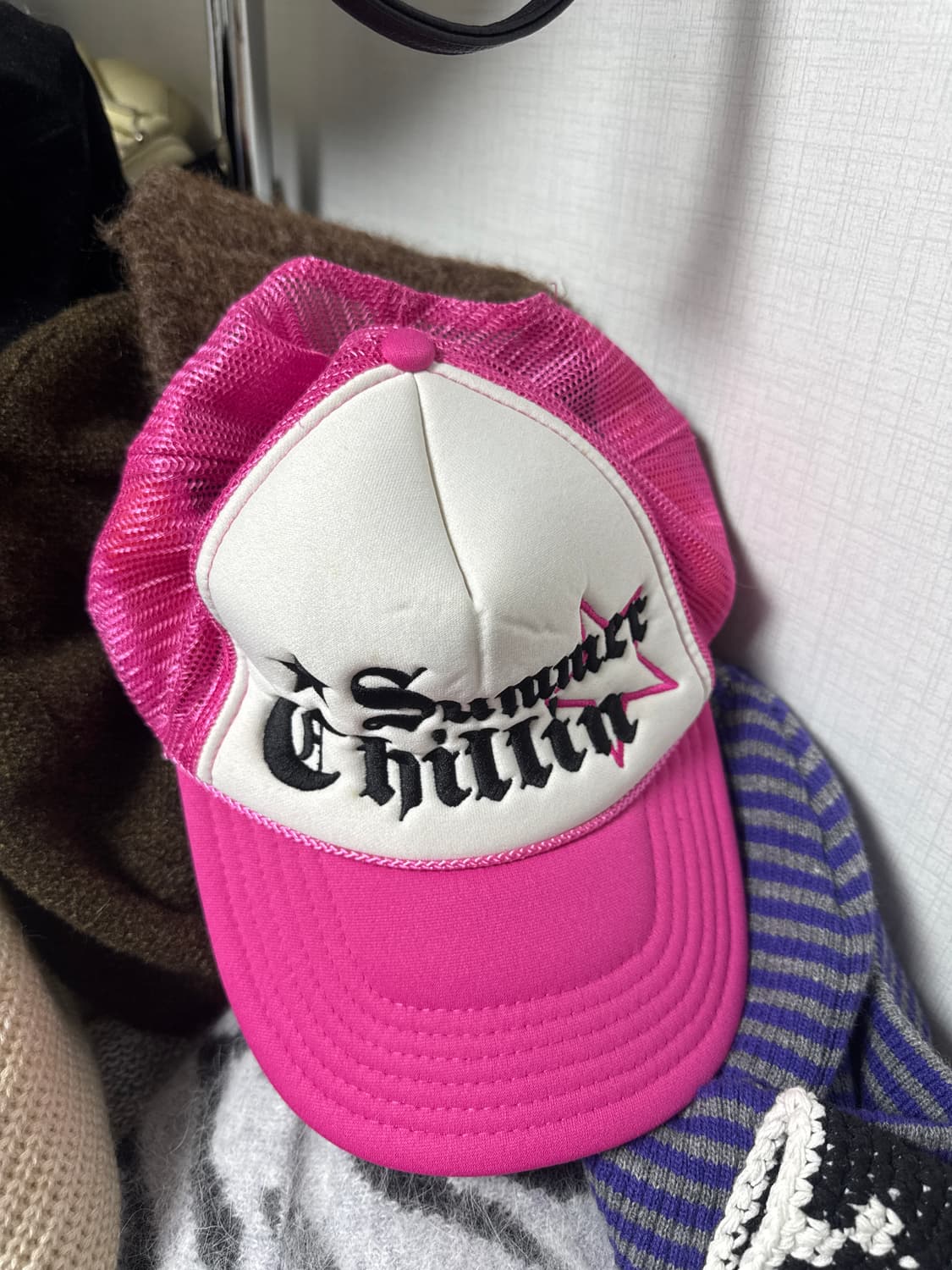 뉴진스 해린 착용 메쉬 썸머 볼캡 상품이미지6