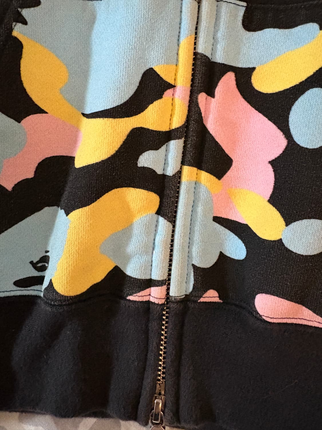 베이프 뉴 카모 샤크 크롭 후드집업s 상품이미지3