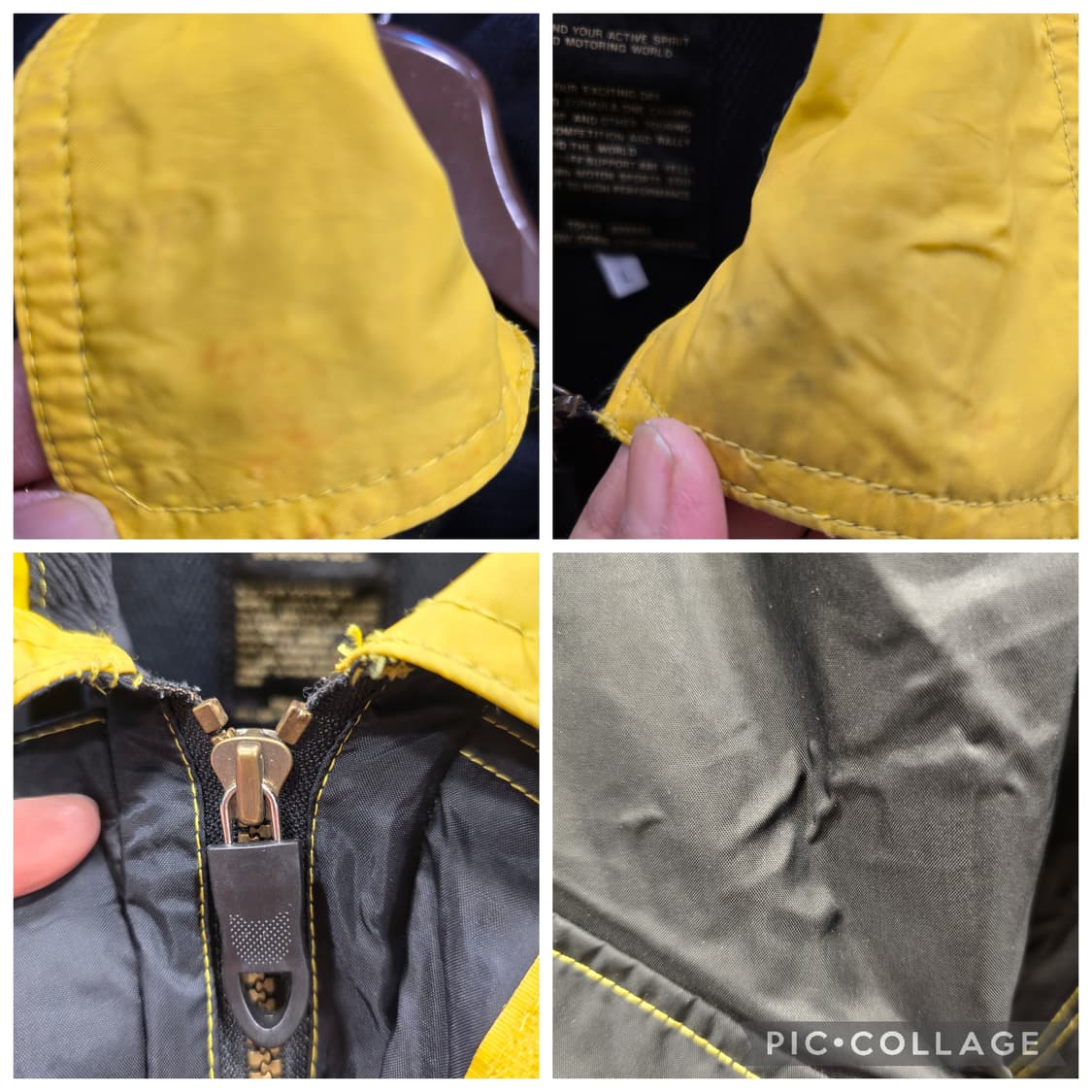 옐로우콘 올드스쿨 빈티지 자켓 바람막이 95. 100 상품이미지8