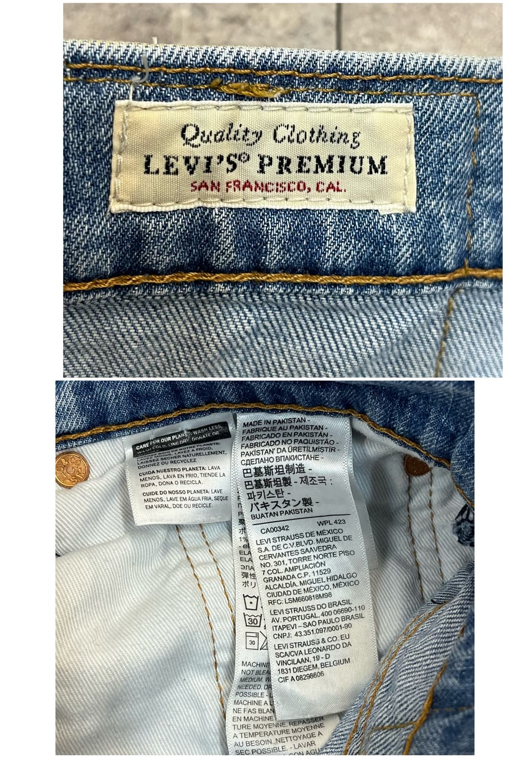 리바이스 511 W28 L32 #csz3068 상품이미지3