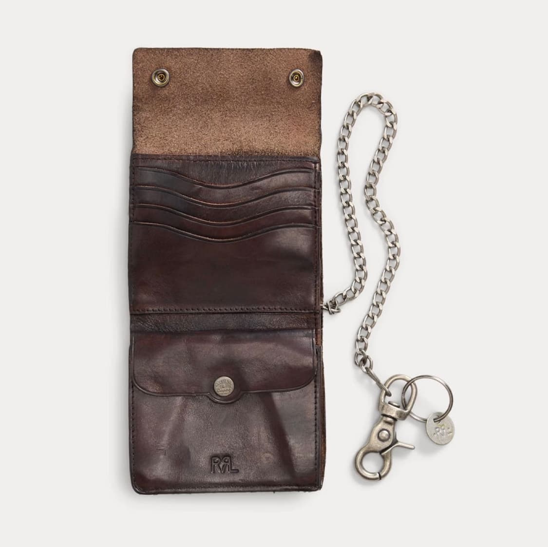 RRL 더블알엘 지갑 콘초 레더 체인 월렛 상품이미지1