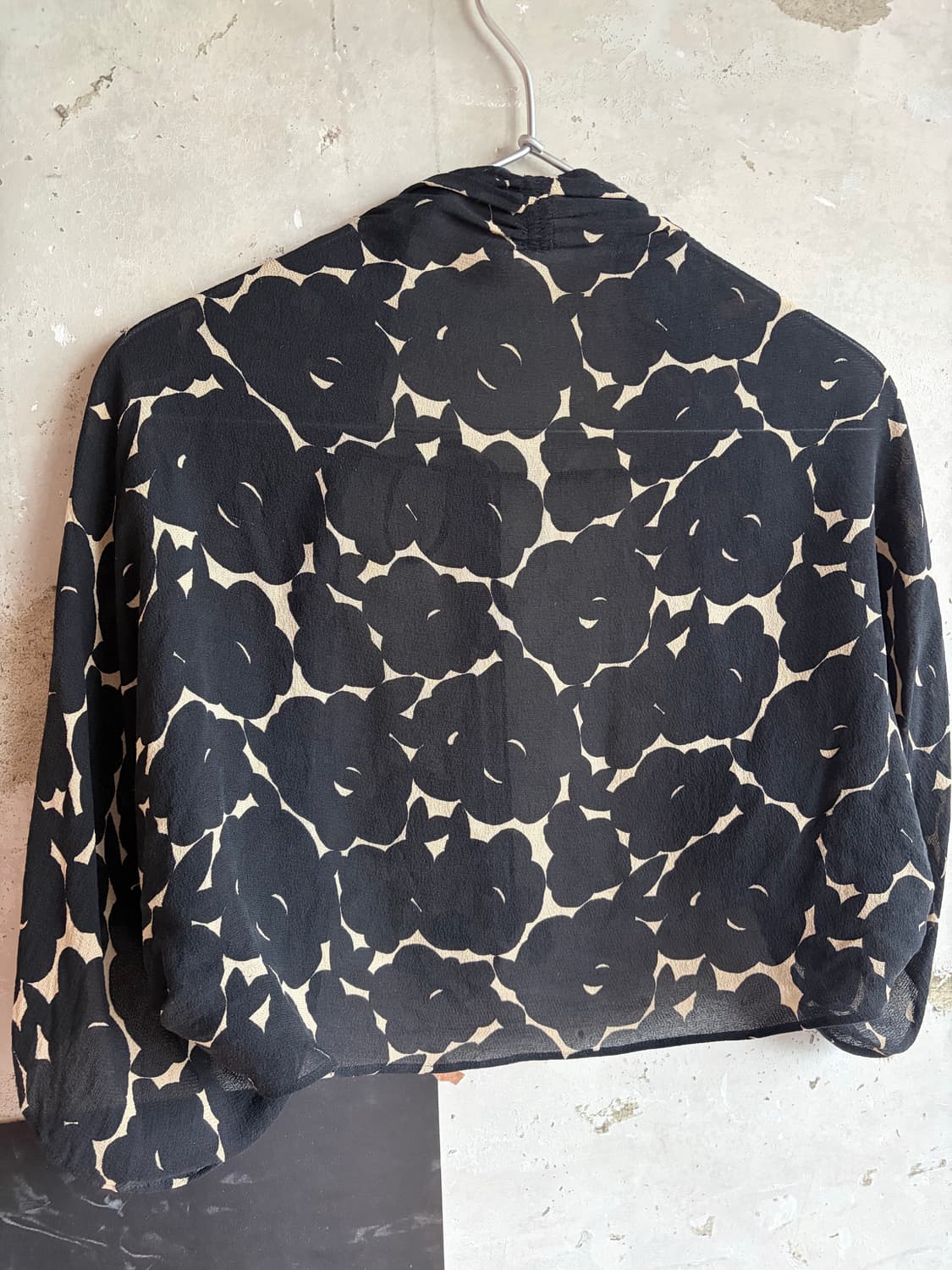 00s Dries Van Noten silk bolero cape 상품이미지2