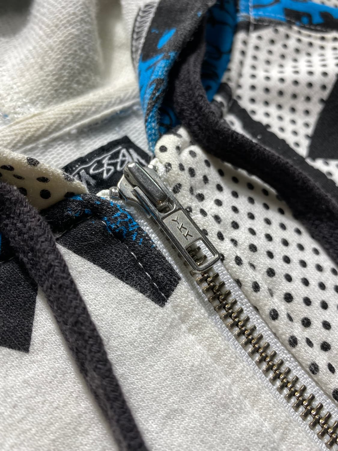 [M] 00s Stussy 스투시 카툰 그래픽 후드 집업 상품이미지5
