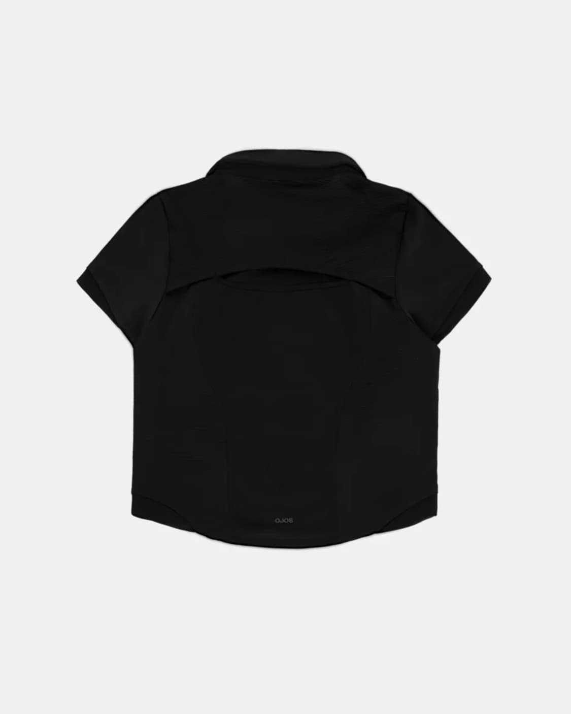 Side Neck Collar T / Black 상품이미지3