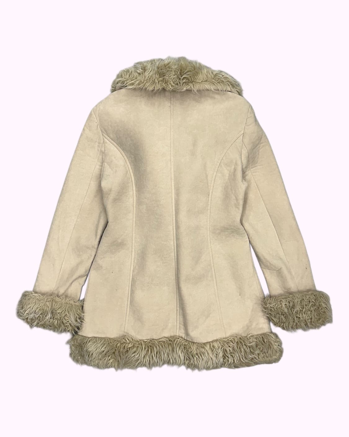 beige fur shearling jacket 상품이미지5