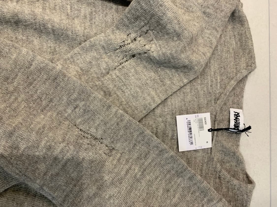 마리아노 트위스트 울 데미지 니트 상품이미지3