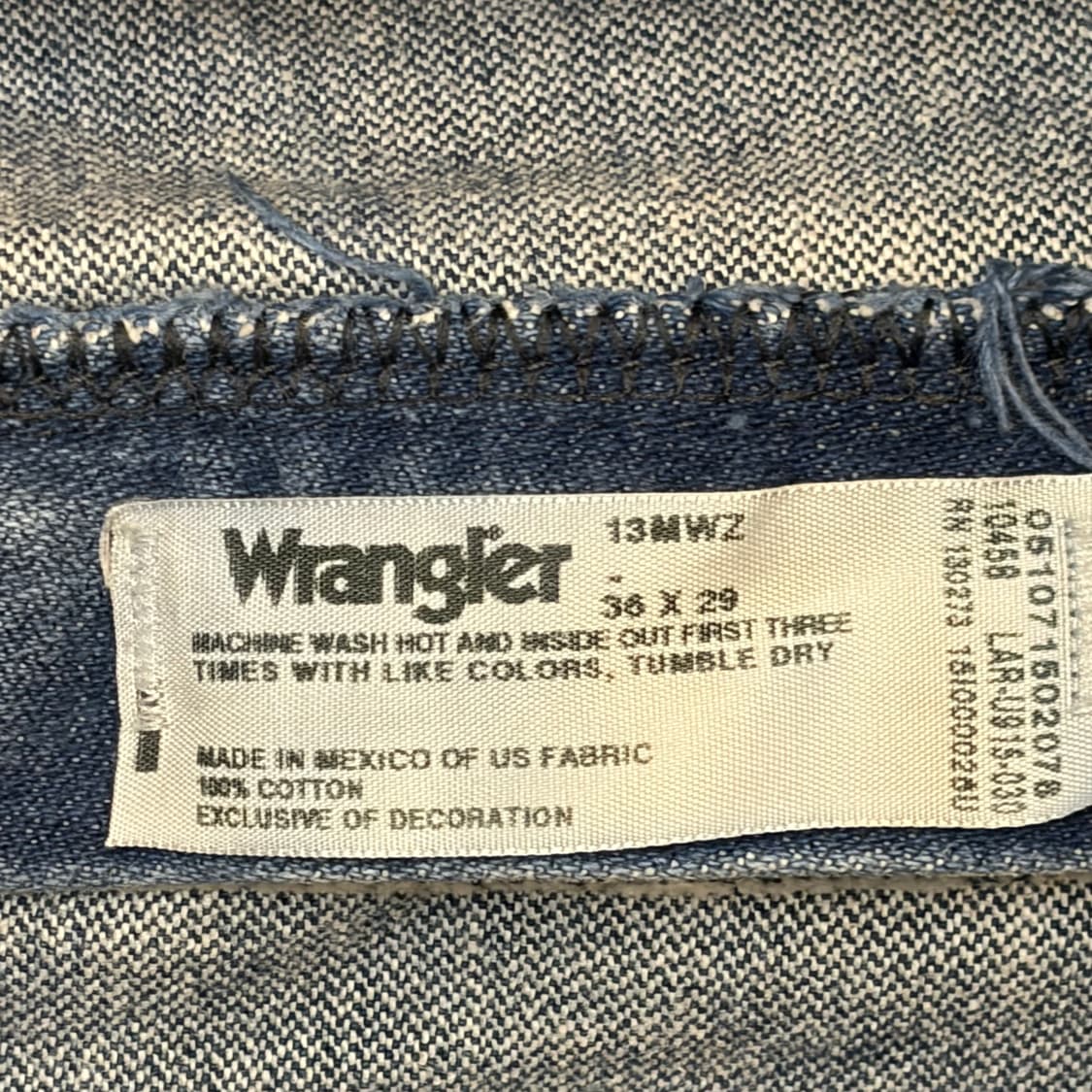 00s 미국 빈티지 랭글러 청바지 데님팬츠 상품이미지4