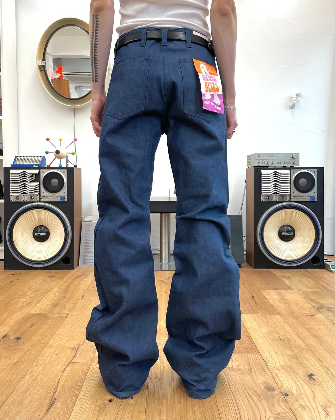 [31] 80s 벨바텀 데님 팬츠 상품이미지1