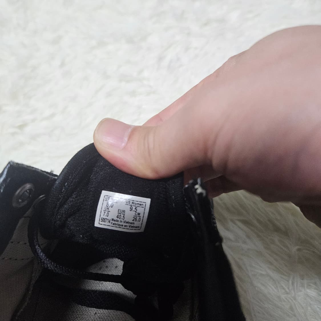 반스(Vans) 올드스쿨 컨버스 블랙 260 상품이미지7