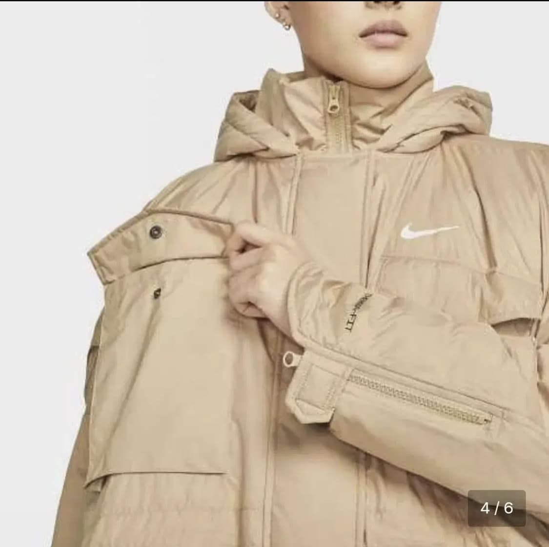 나이키 우먼스 써마핏 리펠 m65 파카 경량패딩 m 85 여 상품이미지3