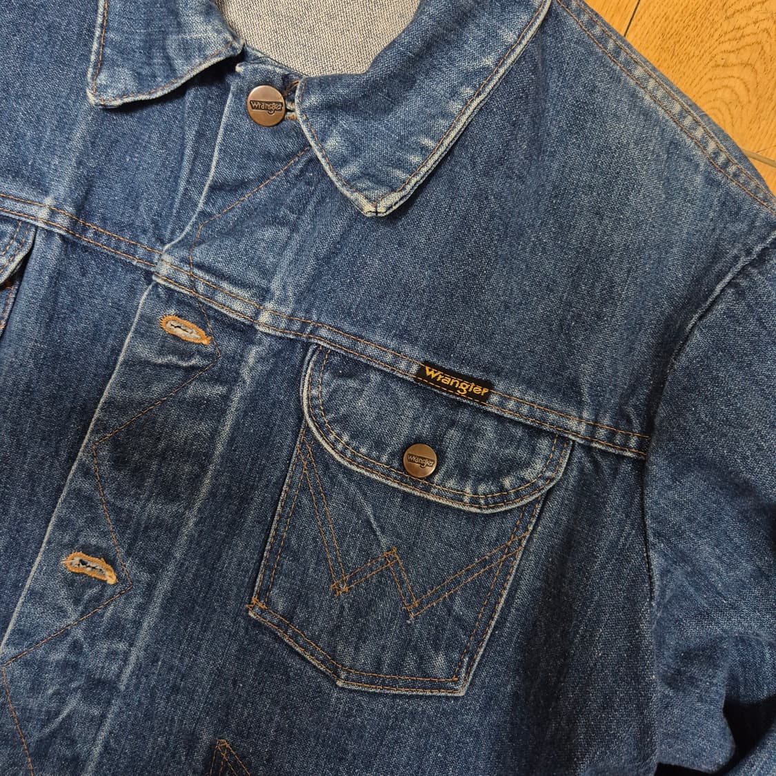 70-80s wrangler 랭글러 데님자켓 124mj 상품이미지3