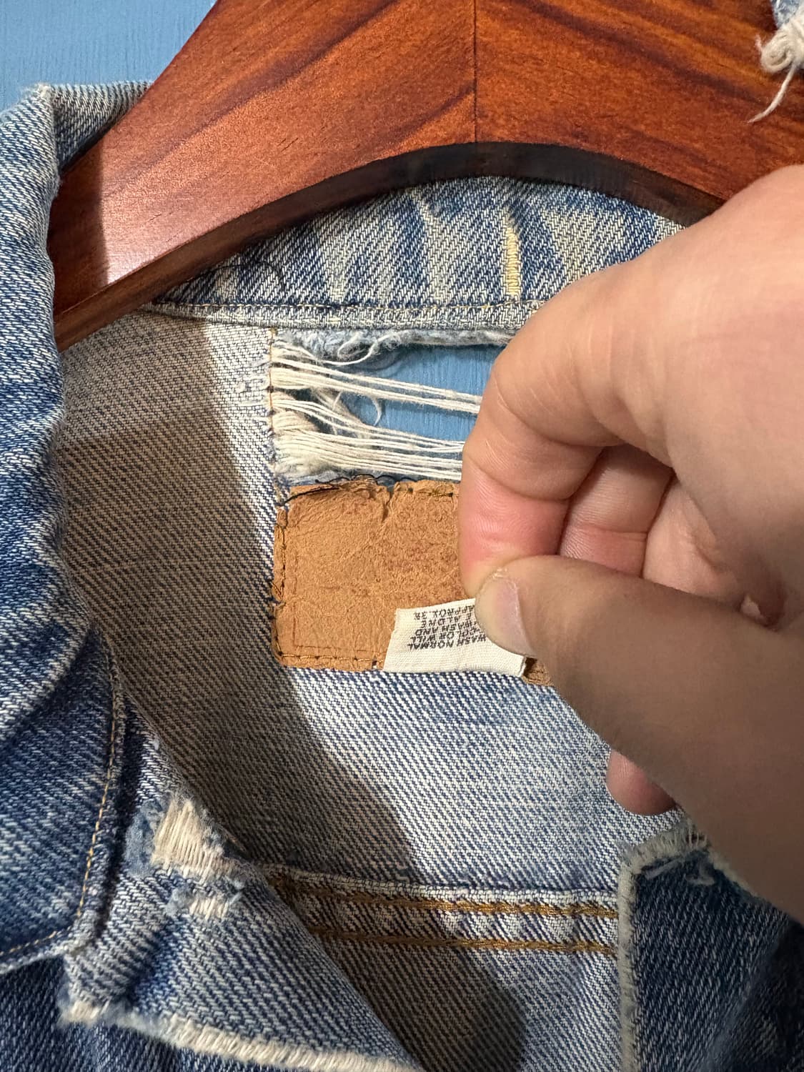 70-80‘s USA Levis 70505  denim jacket.  상품이미지2