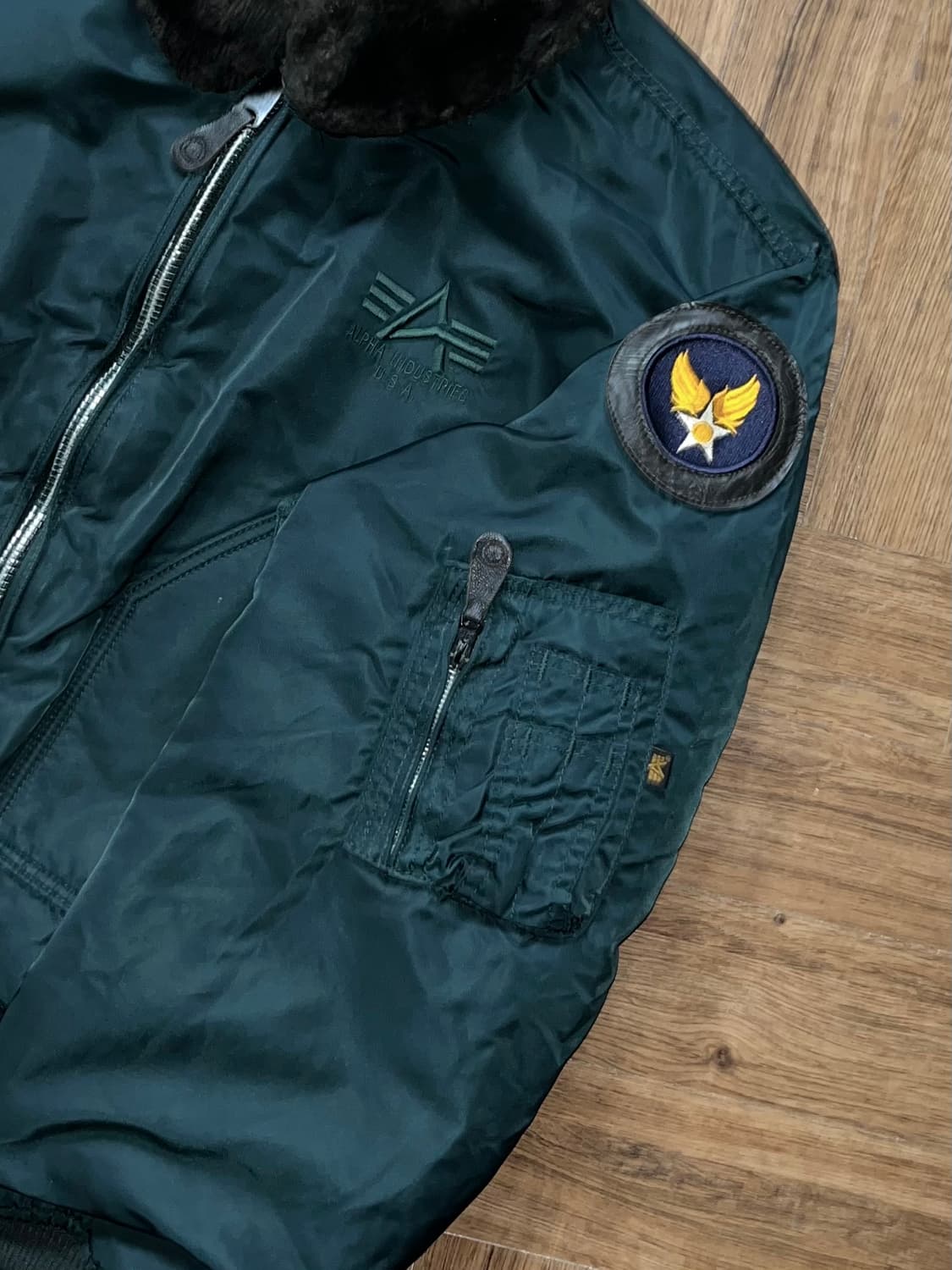 90's Alpha Industries 항공점퍼 상품이미지8