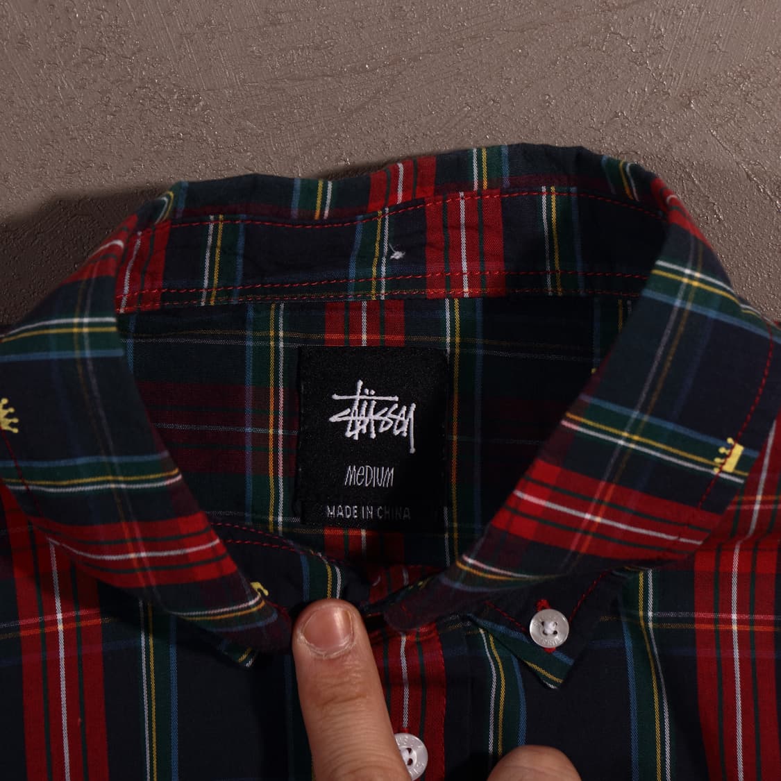 00s 스투시 체크셔츠 상품이미지3