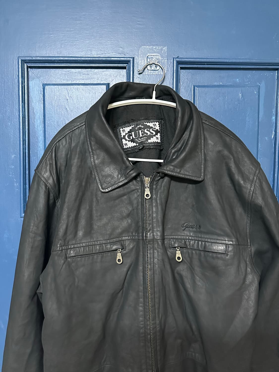 GUESS 양가죽자켓 105사이즈 L사이즈 상품이미지6