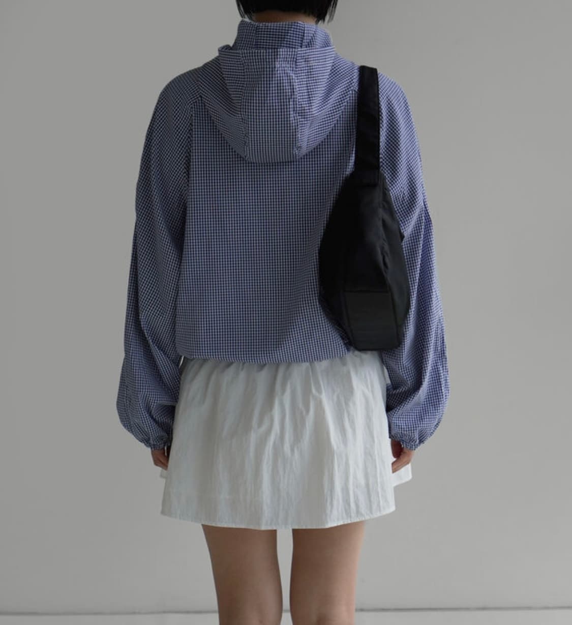 라룸 체크후드점퍼 상품이미지3