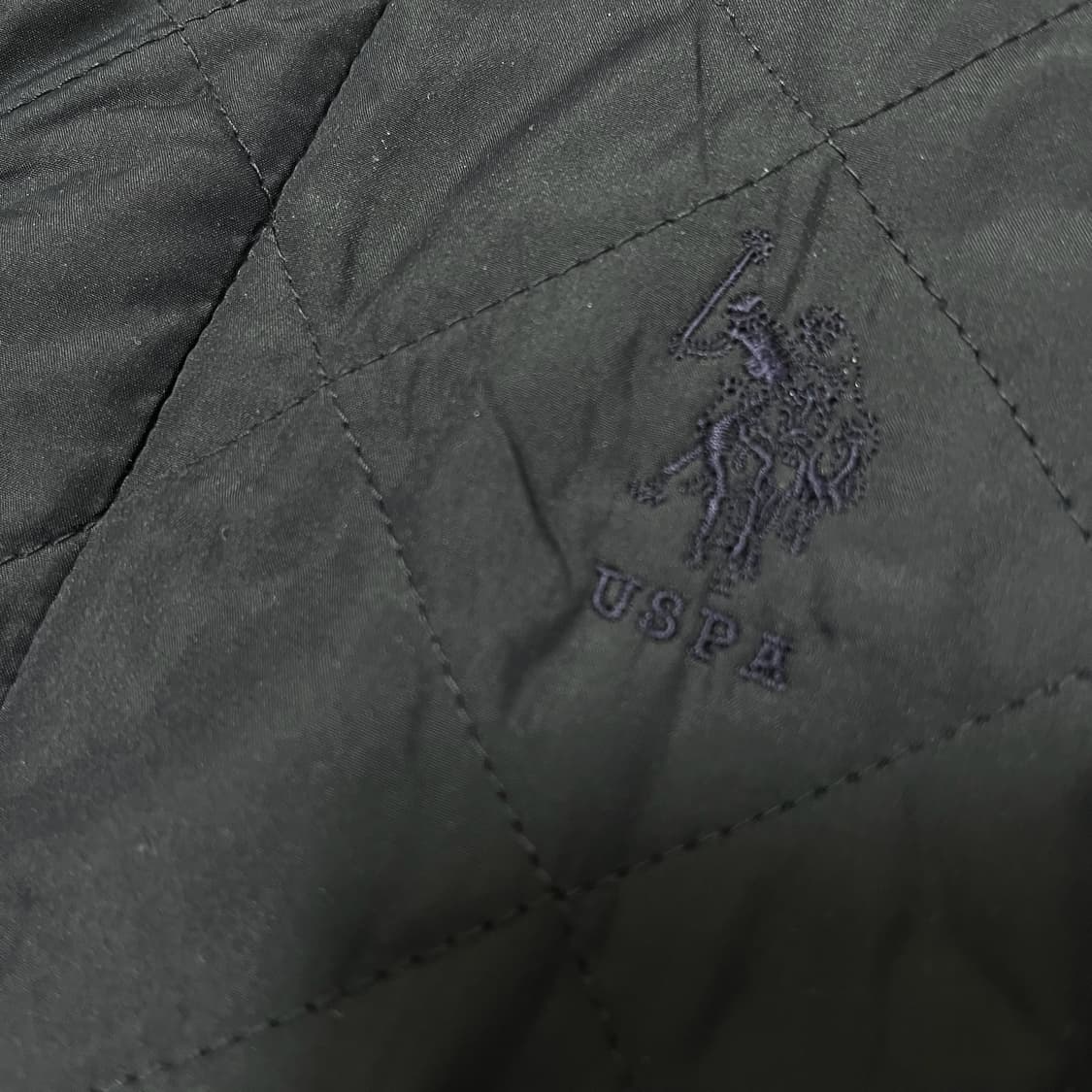 US 폴로 에센 퀼팅 코듀로이 배색 자켓 [네이비] M/95 상품이미지5