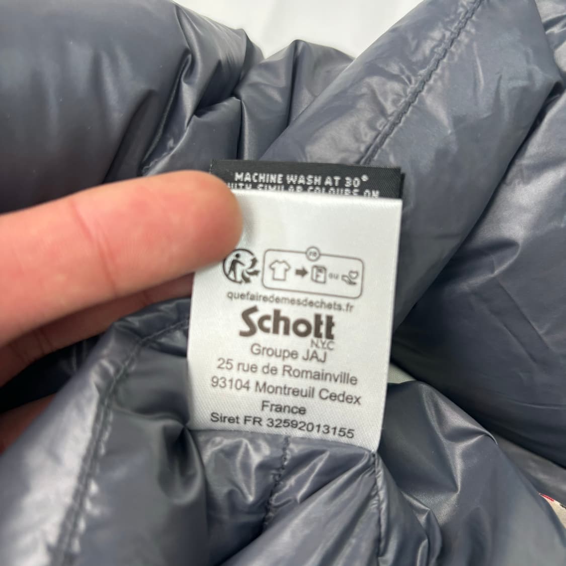 쇼트 그레이 유광 패딩 자켓 L 상품이미지9