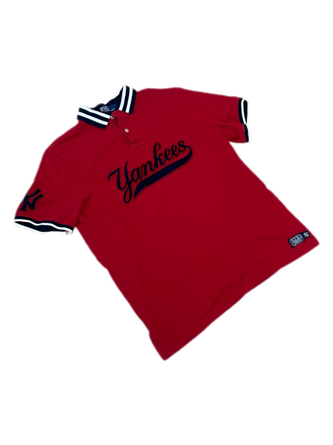 폴로 랄프로렌 양키스 빅로고 레드 카라티 상품이미지2
