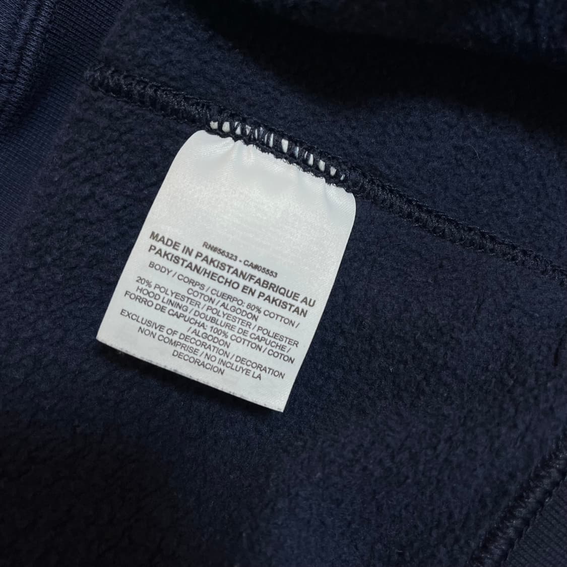 [정품] 나이키 네이비 푸츄라 반집업후드티 [ M ] 상품이미지5