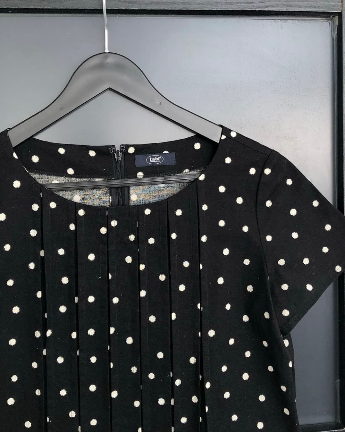 tlchouse 빈티지 도트 원피스&바람막이 세트 상품이미지6