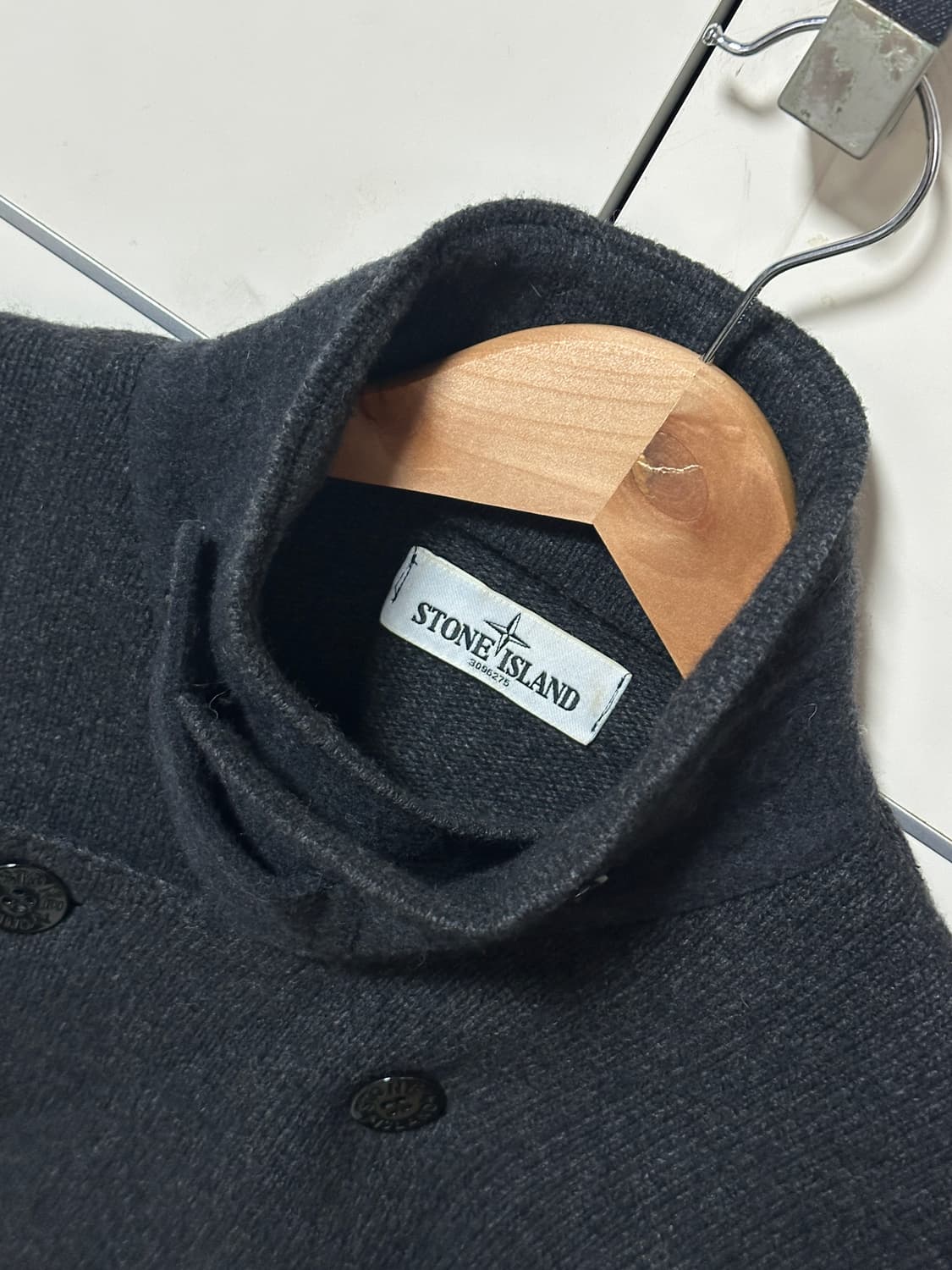 (정품)스톤아일랜드 울 더블 버튼 가디건 자켓 XL 상품이미지2