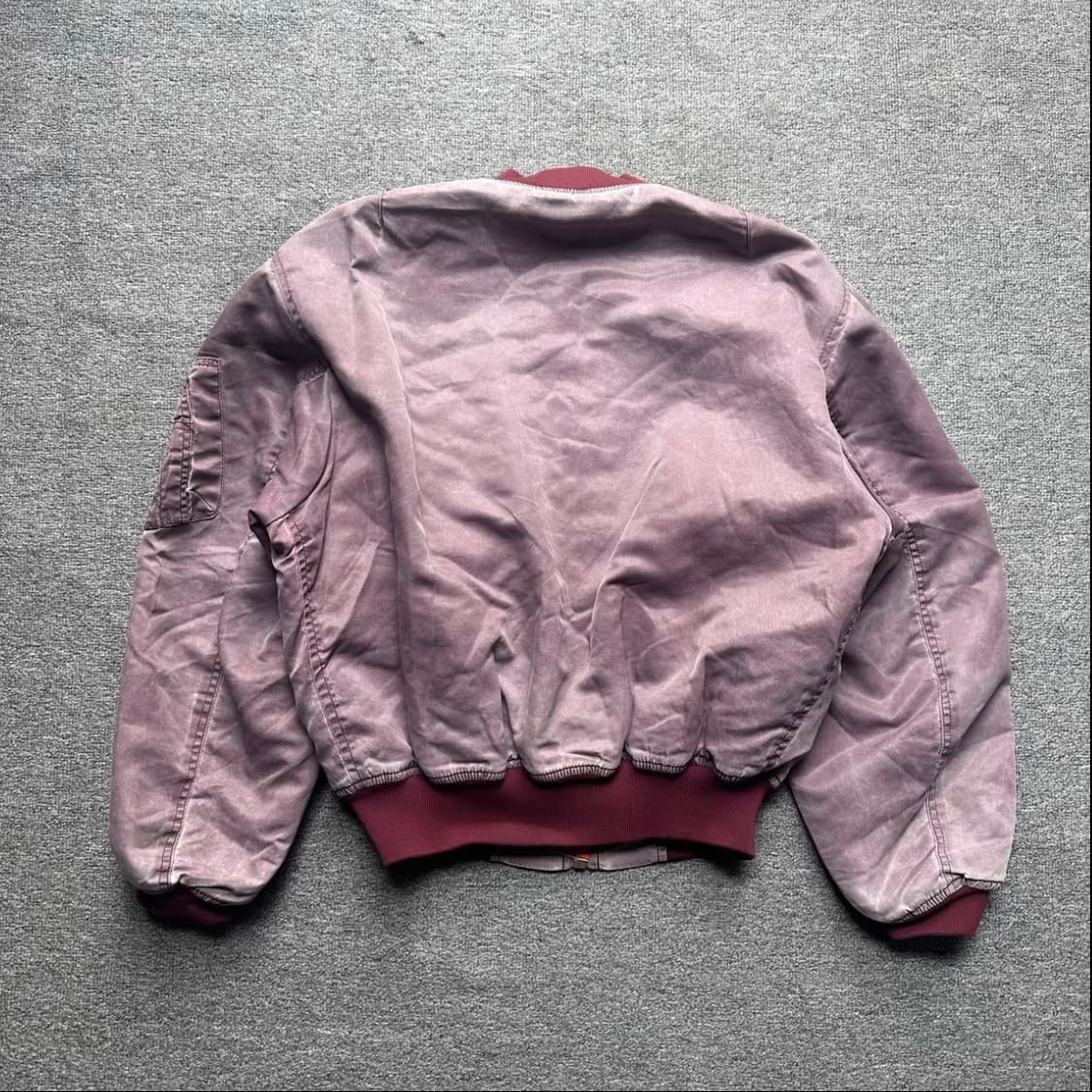 90s Vintage Levi‘s 리바이스 더스트 핑크 MA-1 자켓 상품이미지2