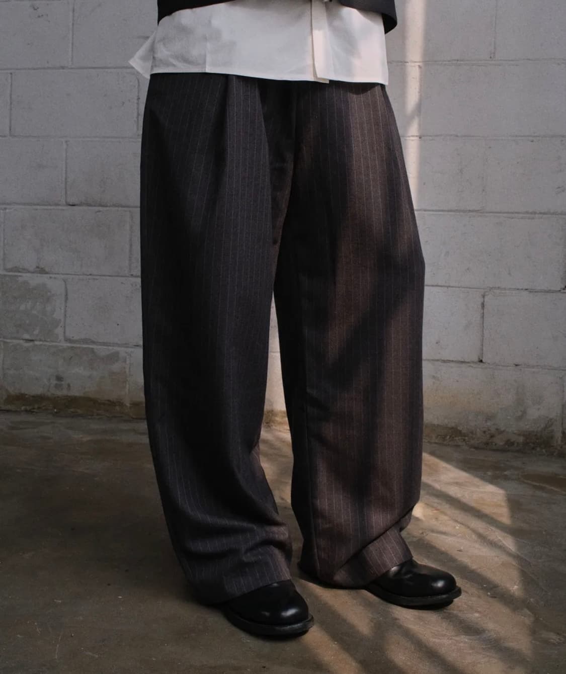 [1사이즈] DIVEIN 다이브인 스트라이프 와이드 슬랙스 상품이미지1