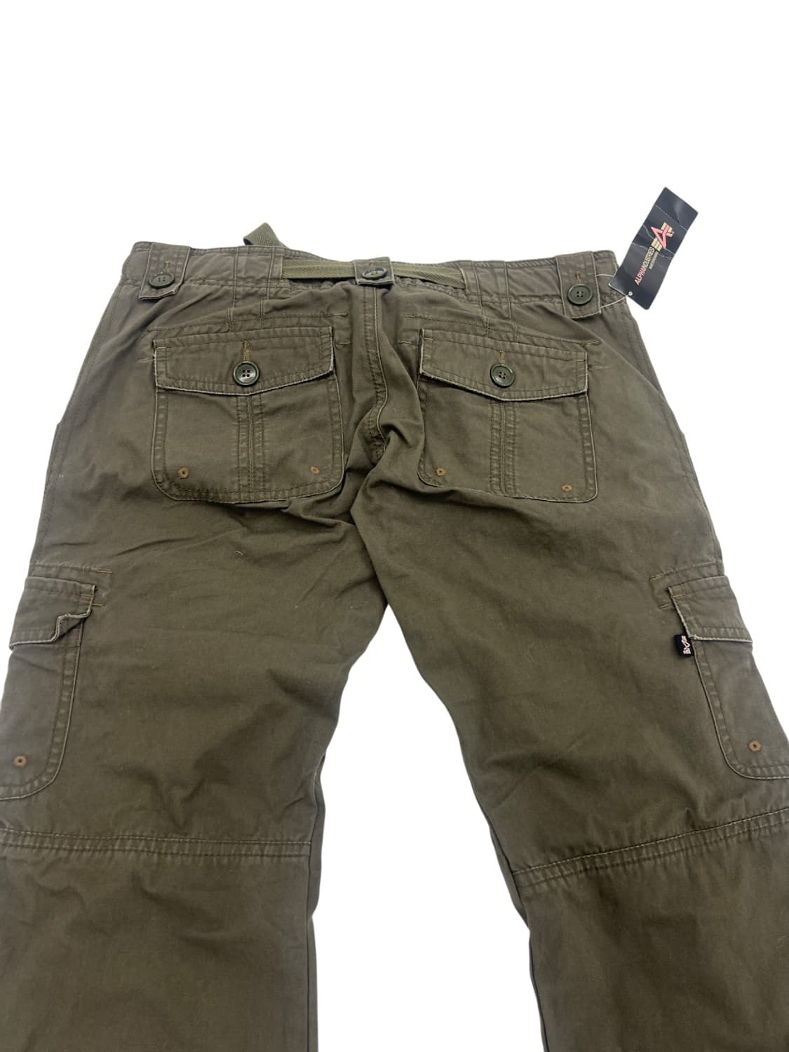 (데드스탁) 90s 알파인더스트리 로우라이즈 카고 플레어 팬츠 상품이미지3