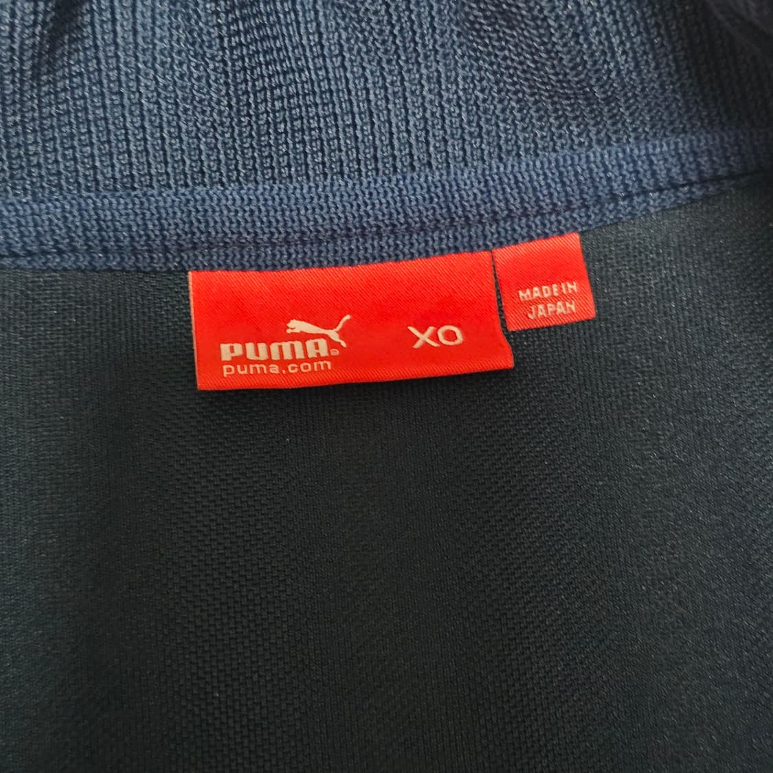 올드스쿨 푸마 네이비 스트라이프 져지트랙자켓 상품이미지3