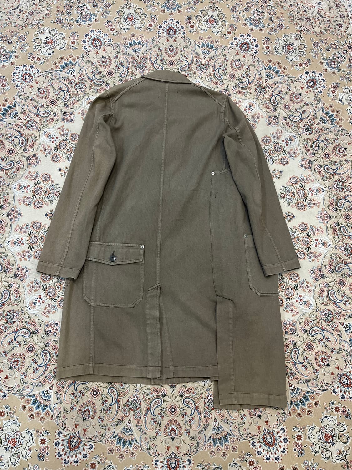 이세이미야케 주카 더블 레이어드 워크 코트 상품이미지3