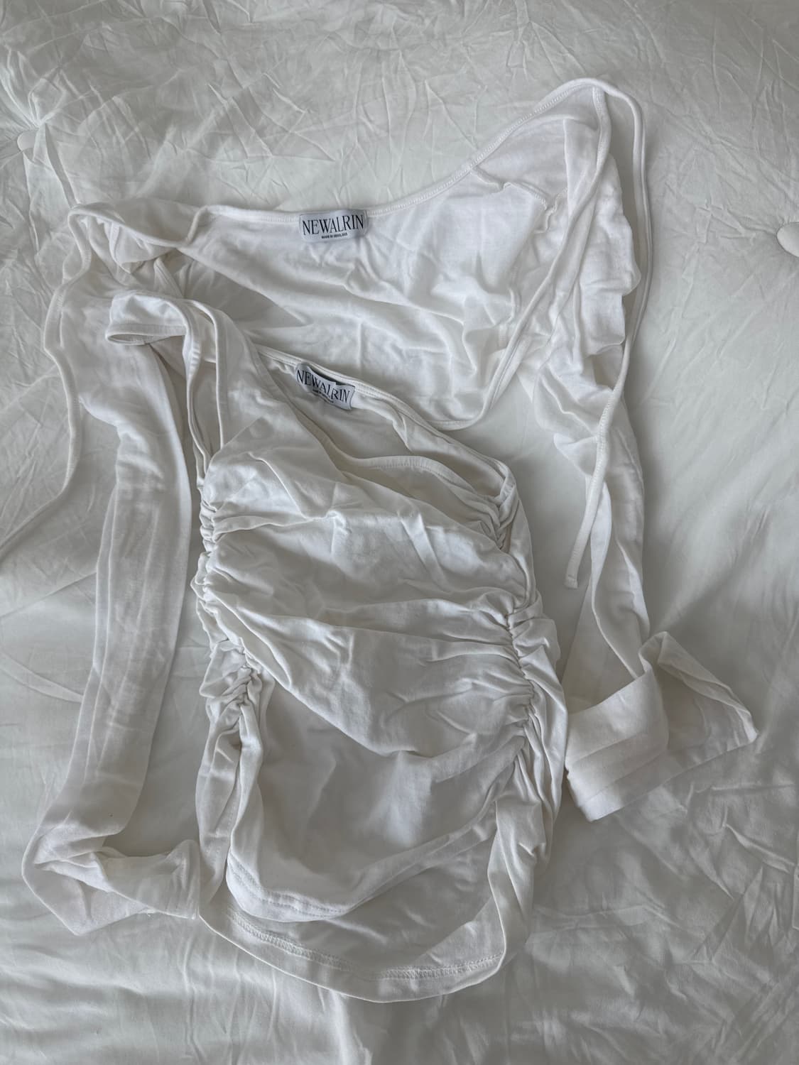 뉴얼린 원숄더 나시+볼레로 세트 상품이미지1