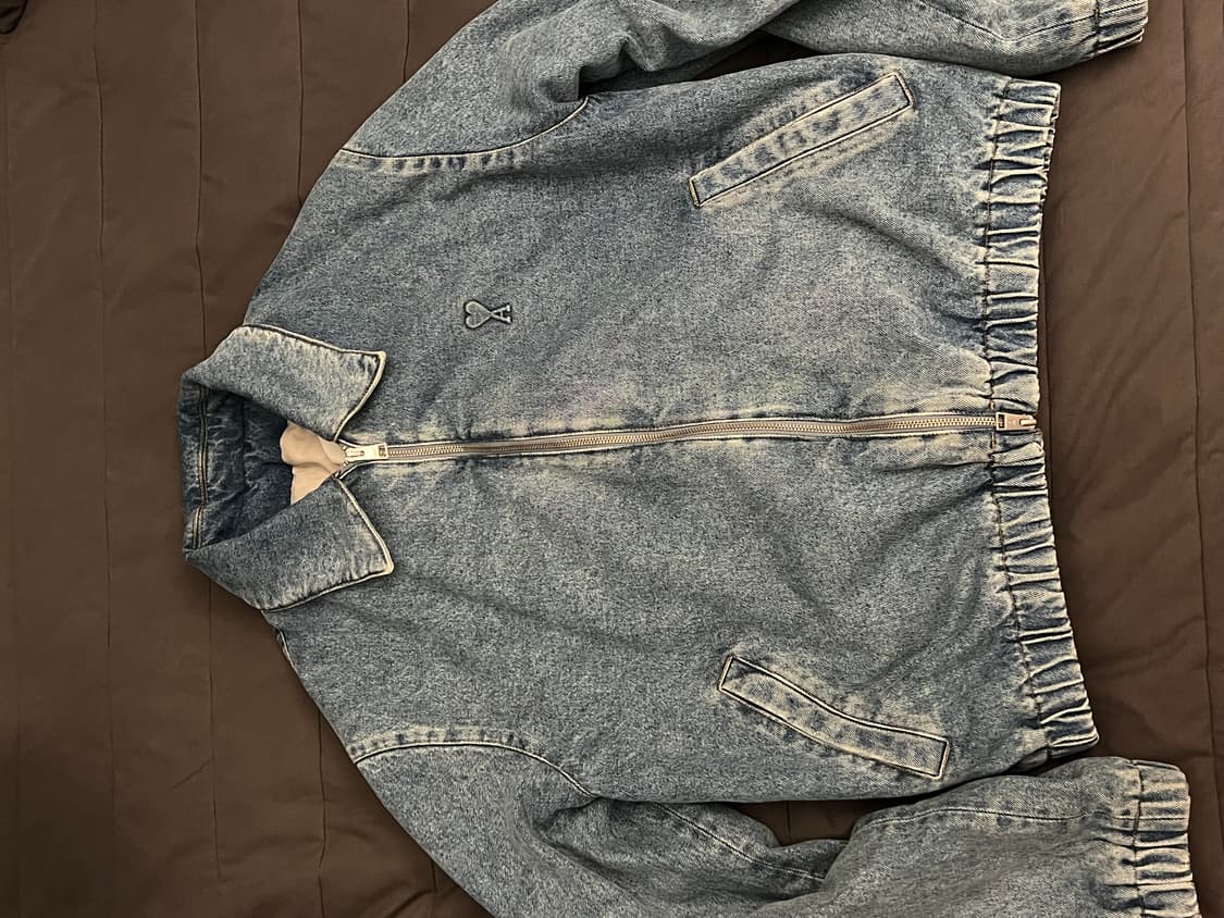 아미 데님 봄버 자켓 L 상품이미지3