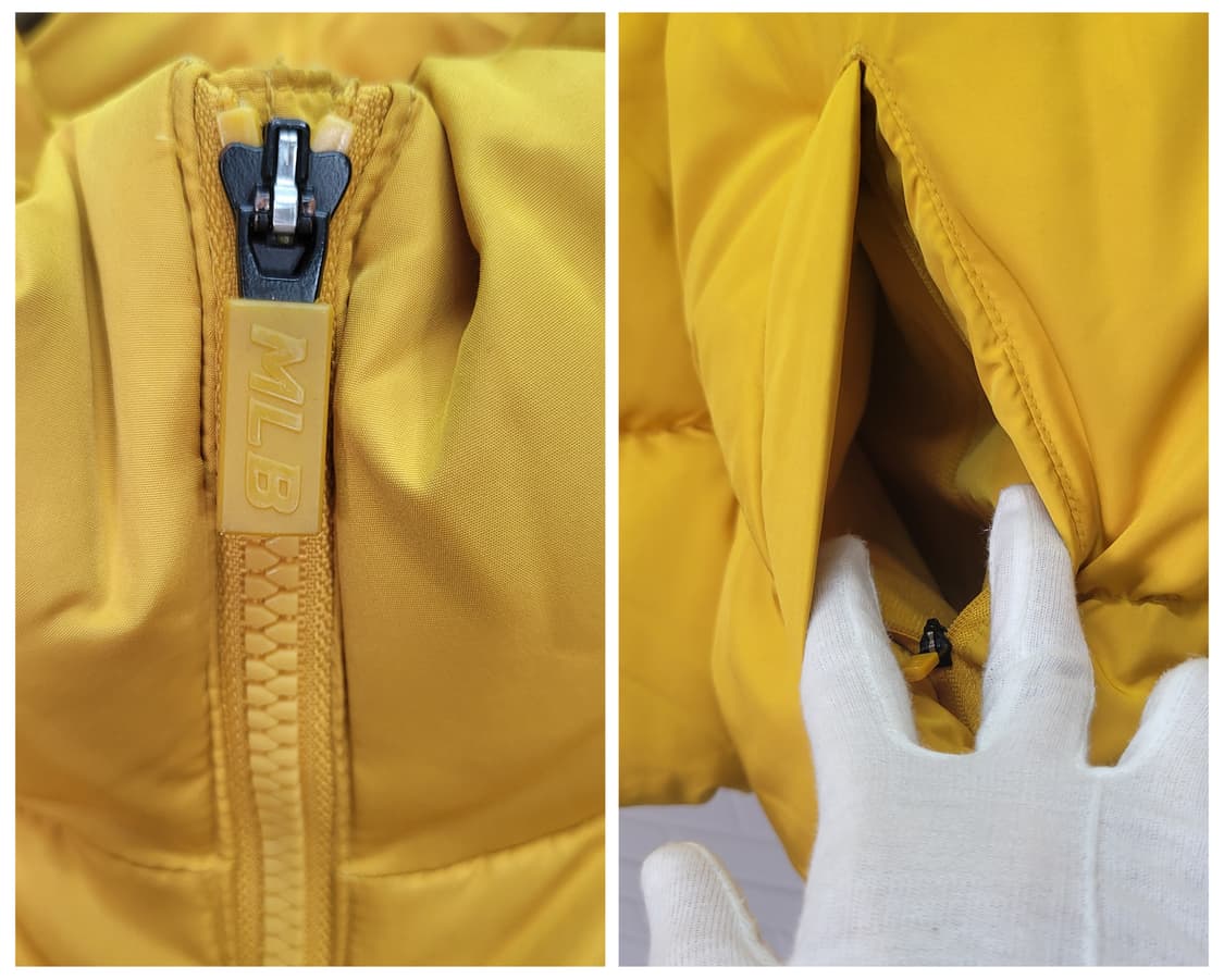 MLB 뉴욕 양키스 빅로고 다운 숏 패딩 자켓 점퍼 90사이즈 상품이미지4