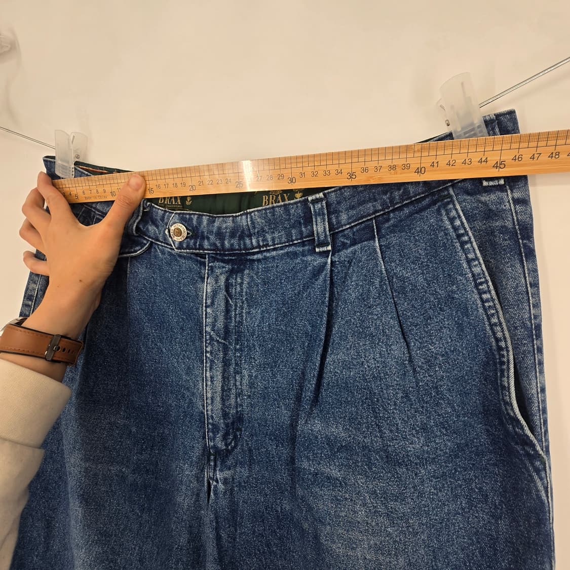 브락스 유럽 감성 클래식 데님 팬츠 XL 36 상품이미지5