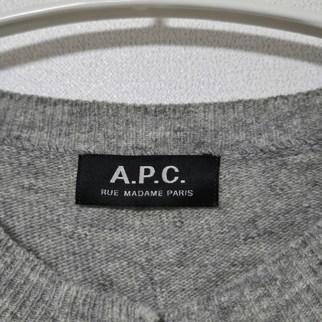 아페쎄 그레이 가디건 / 여성 가디건/ 여자 가디건  상품이미지3