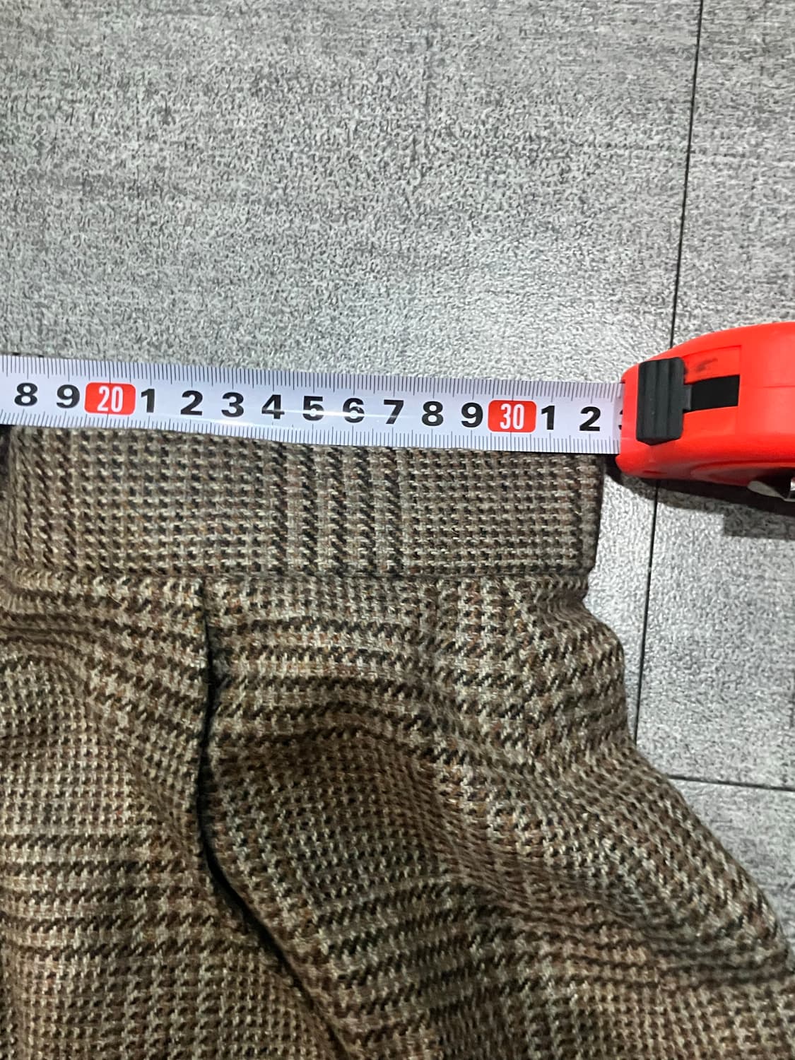 일본빈티지 하구미모리걸 달천깔페어리 오피스 모직 울미디스커트 상품이미지2