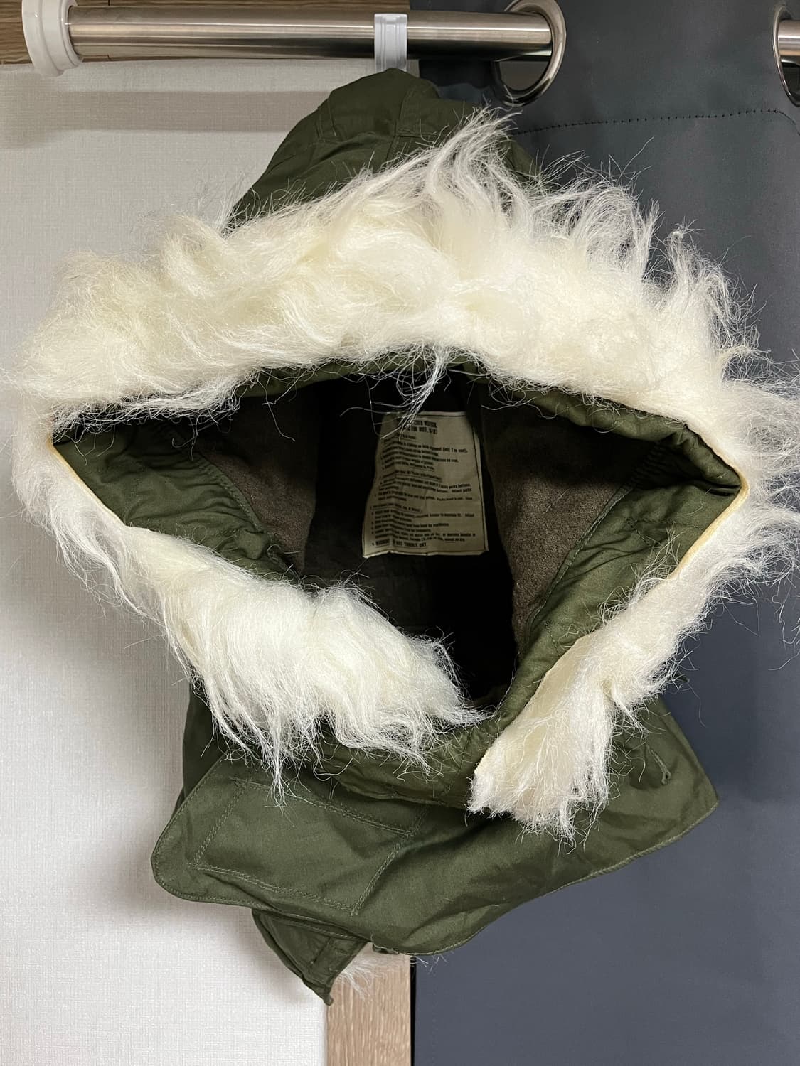 M65 피쉬테일 파카 오리지널 개파카 M 데드스탁 풀세트 상품이미지8