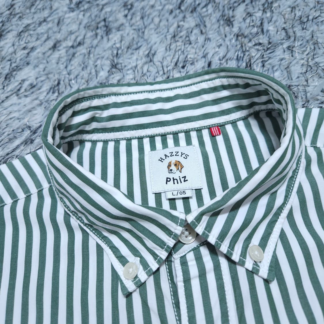 헤지스피즈)105 남자 스트라이프 셔츠남방 / 왕눈이샵 상품이미지8