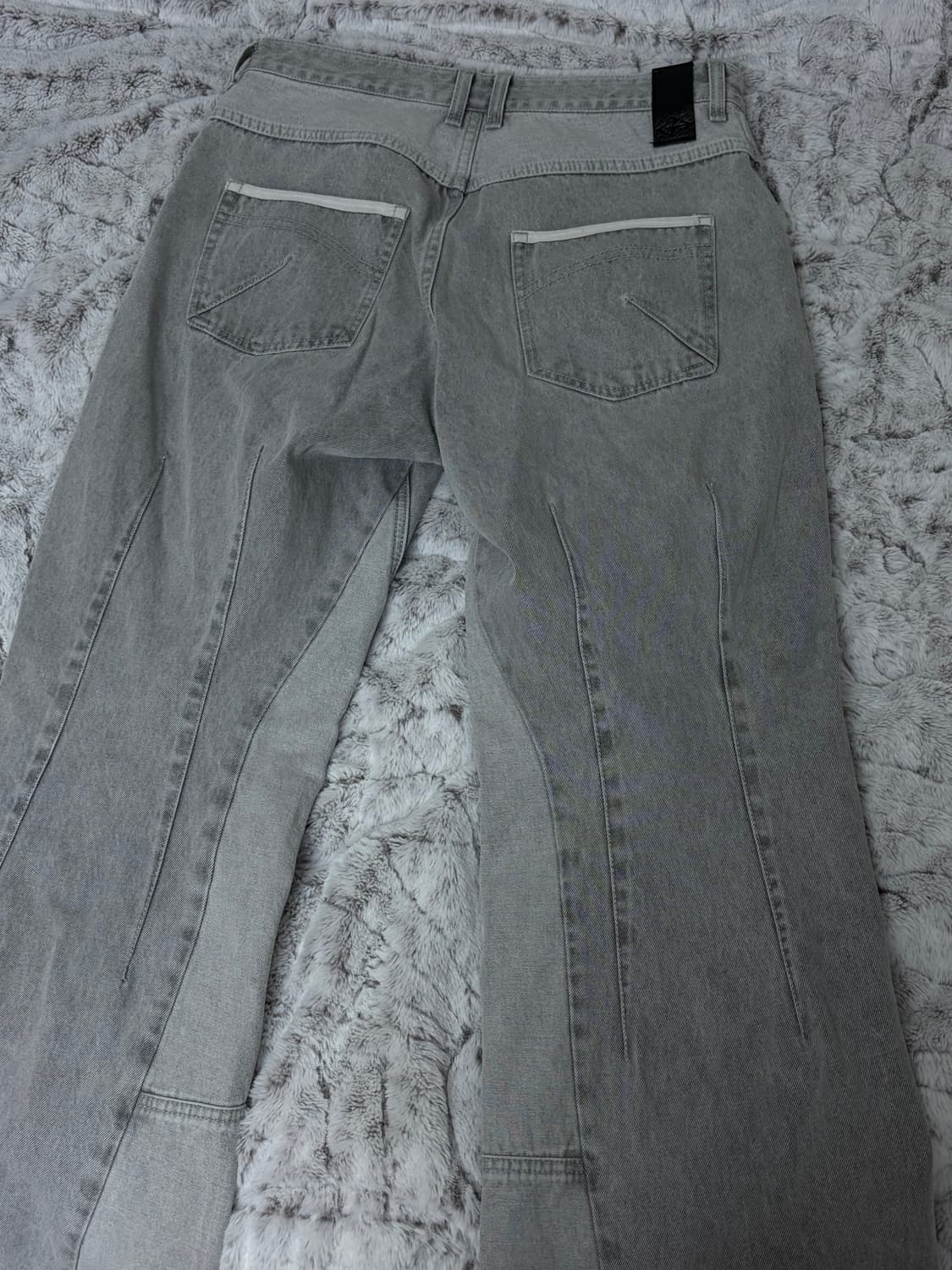 ETCE Kendrick semi flare denim 상품이미지6