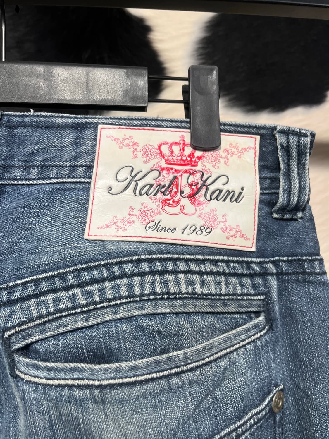 칼카니 데미지 디테일 워싱 데님 팬츠 상품이미지8