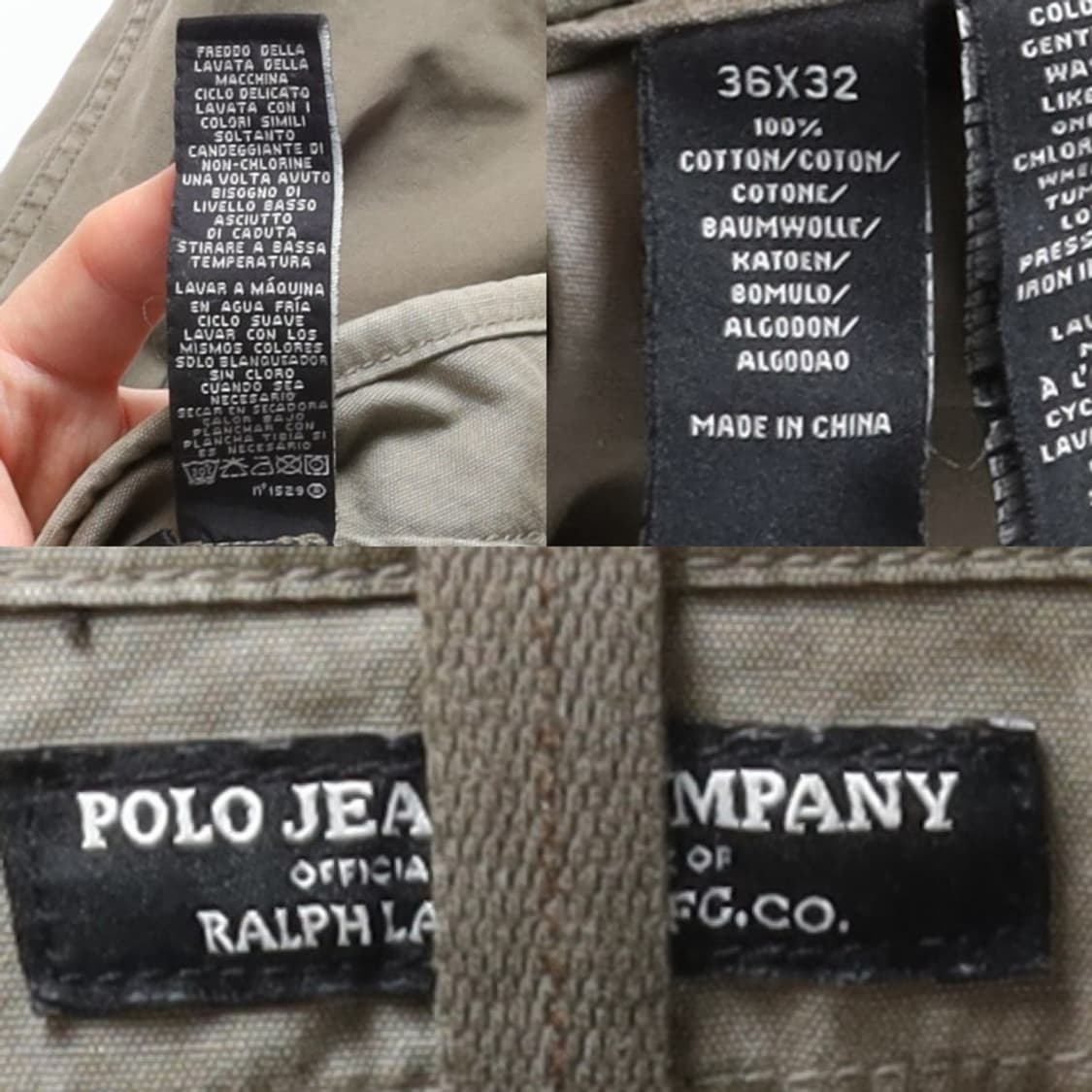폴로 진스 Polo Jeans Cargo Pants 
 상품이미지9