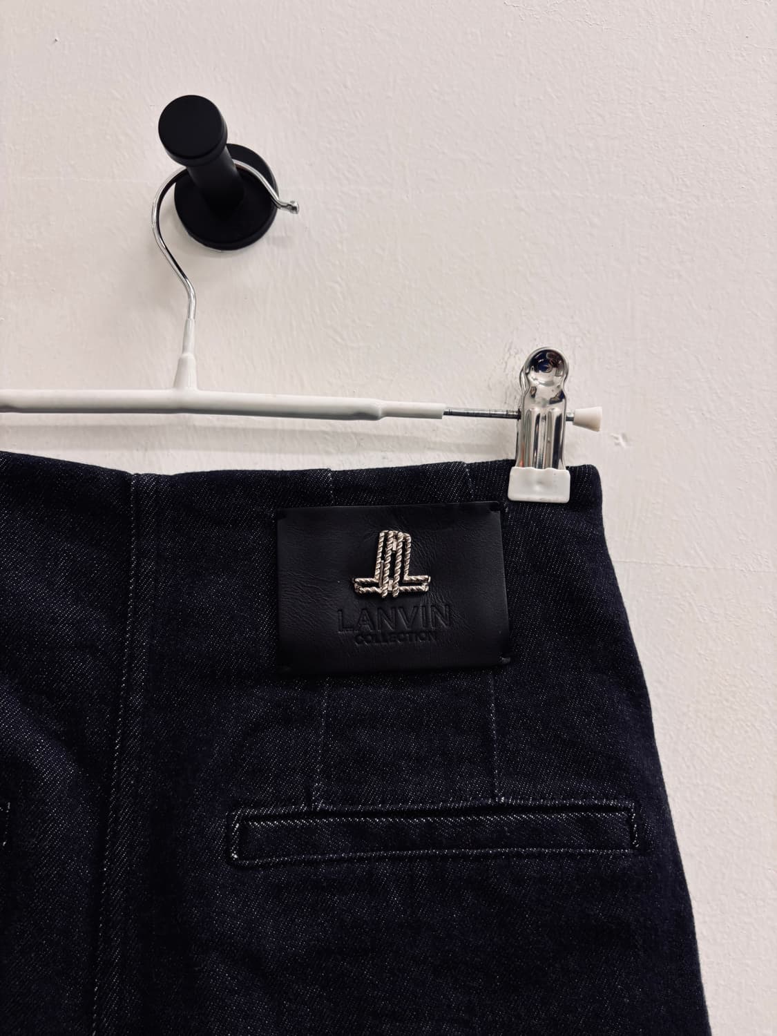 랑방 컬렉션(LANVIN COLLECTION) 와이드 턱 데님 팬츠 상품이미지5