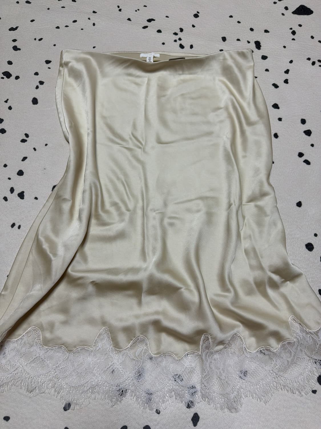 h&m 레이스 트리밍 슬립 스커트 상품이미지2