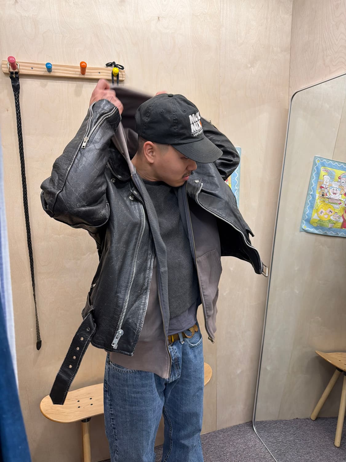 80s LA Roxx double rider jacket 상품이미지1