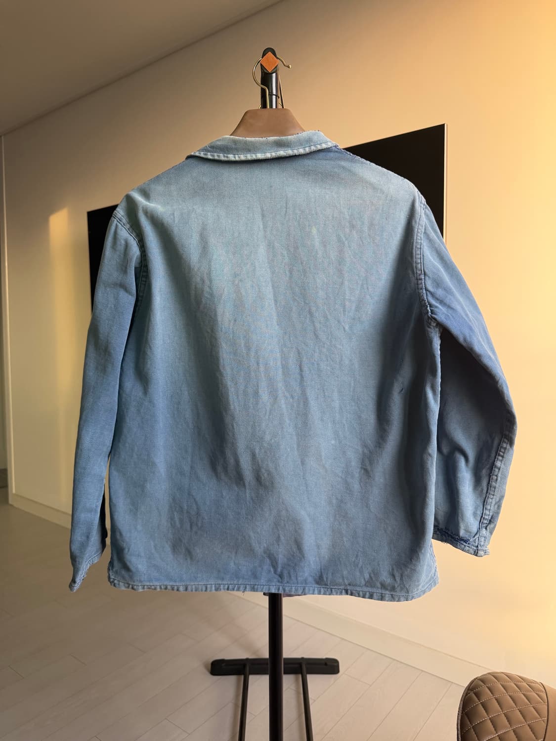 50s-70s 오리지널 프렌치 사시코 페이딩 워크자켓 상품이미지6
