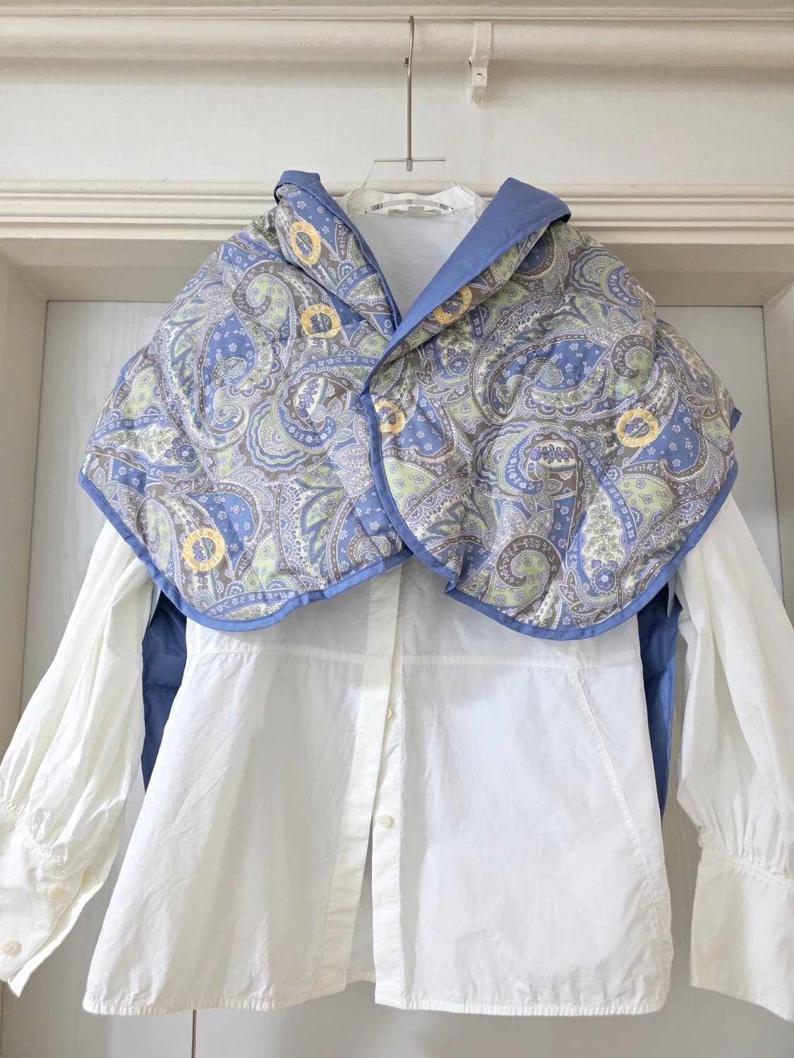 거의새거) 정품 셀린느 페이즐리 여성 퀼팅 경량 다운 조끼 상품이미지8